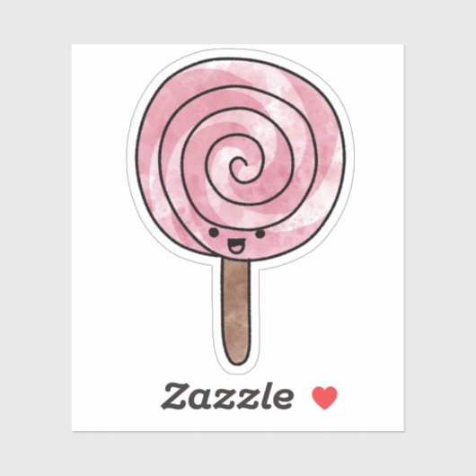 Schattigee yummy lolly sticker (Vel)