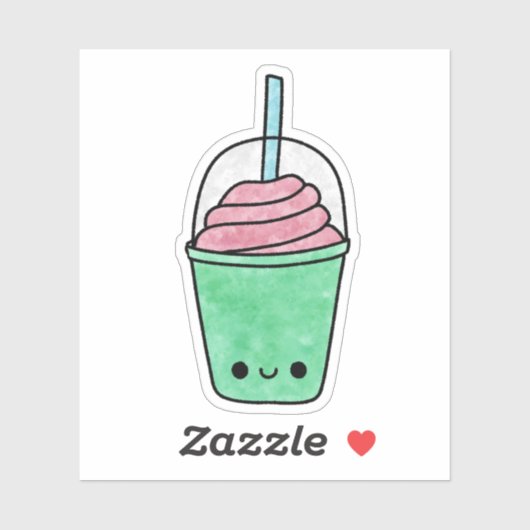 Schattigee yummy shake sticker (Vel)