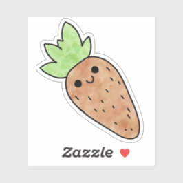 Schattigee yummy wortel sticker