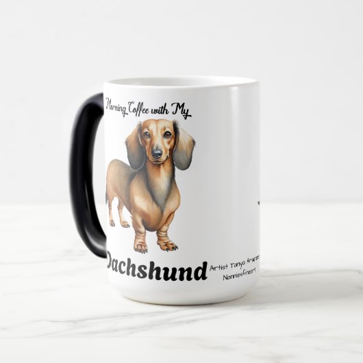 Schattigee Zachte Bruine Ochtendkoffie met Mijn Te Magische Mok (Voorkant links)