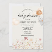 Schattigee zachte pastel Wildflower Genderneutraal Kaart (Voorkant)