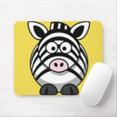 Schattigee Zebra aanpassen Muismat (Met muis)