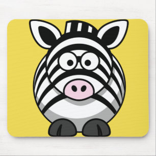 Schattigee Zebra aanpassen Muismat