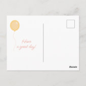 Schattigee Zebra Cartoon - Kinderen Verjaardag Briefkaart (Achterkant)