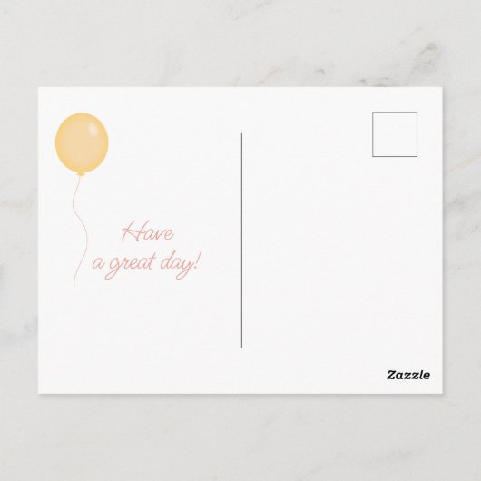 Schattigee Zebra Cartoon - Kinderen Verjaardag Briefkaart (Achterkant)