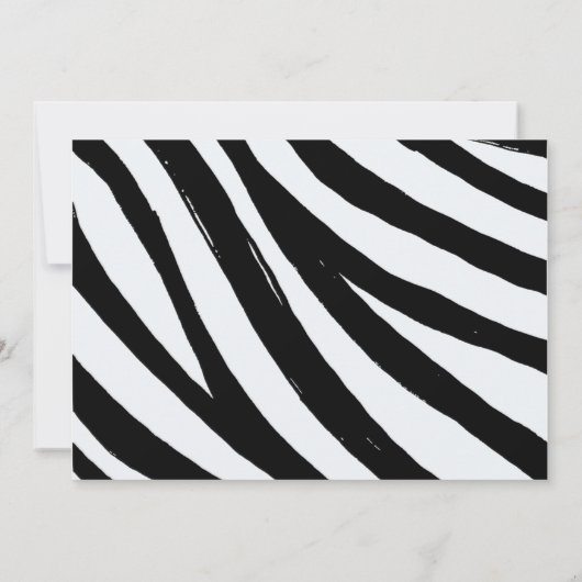 Schattigee Zebra Dusty Blue Boy Baby shower Uitnod Kaart (Achterkant)