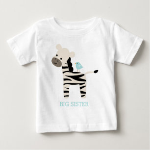 Schattigee Zebra en Bird Custom Bericht