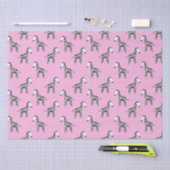 Schattigee zebra roze tissuepapier (Craft)