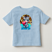 Schattigee Zebra Verjaardagsjongen Kinder Shirts (Voorkant)