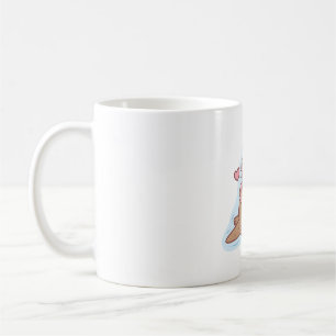 Schattigee Zee Otter Gamer Chilling met Spelconsol Koffiemok