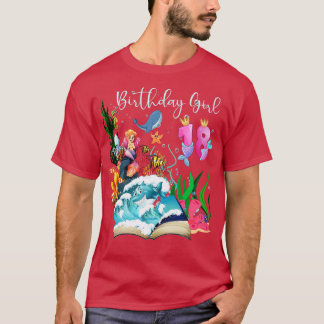 Schattigee zeemeermin 18th Birthday Girl T-shirt