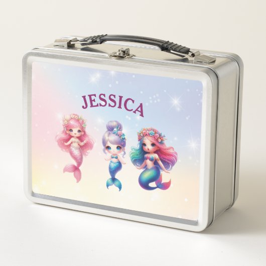 Schattigee zeemeermin 4e klas gepersonaliseerde na (Voorkant)