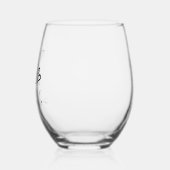 Schattigee Zeemeermin aangepaste naam Kinder cadea Wijnglas Zonder Voet (Links)