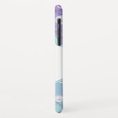 Schattigee Zeemeermin gepersonaliseerde glitter Case-Mate iPhone Case (Achterkant/links)