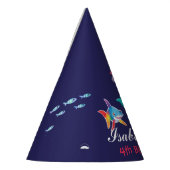 Schattigee zeemeermin haaienvis regenboog Verjaard Feesthoedjes (Links)