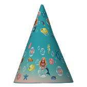 Schattigee zeemeermin Kind verjaardagsfeestje Feesthoedjes (Rechts)