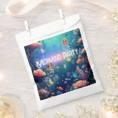 Schattigee zeemeermin Kind verjaardagsfeestje uitn Bedankzakje (Geknipt)