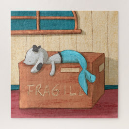 Schattigee zeemeermin legpuzzel