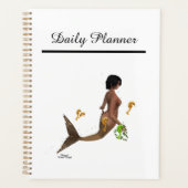 Schattigee zeemeermin met zeepaardjes dagelijkse p planner (Voorkant)