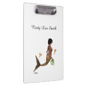 Schattigee zeemeermin met zeepaardjes klembord (Rechts)