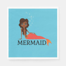 Schattigee zeemeermin (mooie zwarte meid)