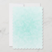 Schattigee Zeemeermin Onder het Zee Waterverf Baby Kaart (Achterkant)