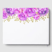 Schattigee zeemeermin | Pink Peonies Floral Baby s Gastenboek (Achterkant)