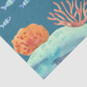 Schattigee Zeemeermin Regenboog parel kroonkroon V Tissuepapier (Detail)