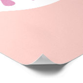 Schattigee Zeemeermin Roze Kwekerij Kinderen Poster (Hoek)