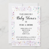 *~* Schattigee Zeemeermin Walvishoorn Baby shower  Kaart (Achterkant)