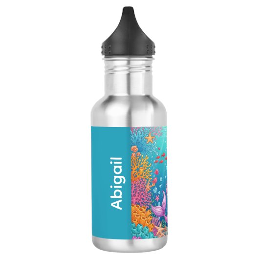 Schattigee zeemeermin waterfles waterfles  (Links)