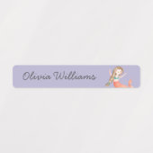 Schattigee Zeemeerminnen Dagopvang School Kleding  Labels (Design 1)