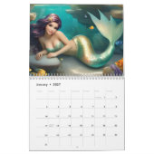 Schattigee Zeemeerminnen - Kalender voor Kinderen (Jan 2027)