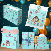 Schattigee Zeemeerminnen Theme Gift Bag voor Kids  Groot Cadeauzakje