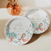 Schattigee zeemeerminverjaardag papieren bordje