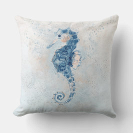 Schattigee zeepaardsplash kussen