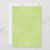 Schattigee zeilboot kikker baby boy douche uitnodi kaart (Achterkant)