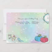 Schattigee zilveren mousserende middernacht Verjaa Kaart (Achterkant)