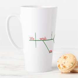 Schattigee zin Diagram Grammatica Vrolijk Kerstfee Latte Mok
