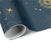 Schattigee Zodiac en Astrologie Halloween Cadeaupapier (Rol Hoek)