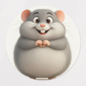 Schattigee Zodiac Rabbit Label Sticker (Design 2)