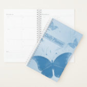 Schattigee zoete blauwe vlinders planner (Display)