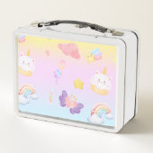 Schattigee zoete cupcake eenhoorn regenboog Patroo (Achterkant)