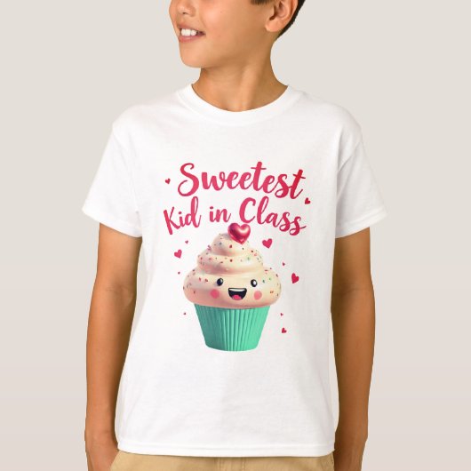Schattigee zoetste Kind in de klas School T-shirt (Voorkant)