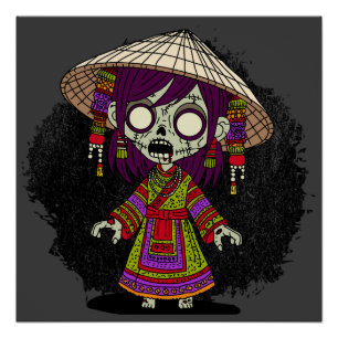 Schattigee zombie perfect poster