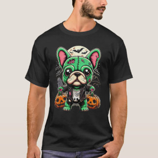 Schattigee Zombie Puppy Kostuum voor Halloween Dog T-shirt