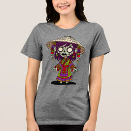 Schattigee zombie Tri-Blend shirt