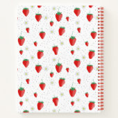 Schattigee zomer aardbeien & bloesems recept notitieboek (Achterkant)