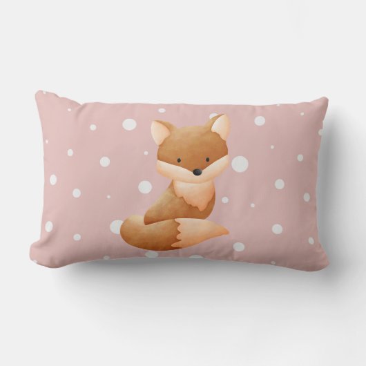 Schattigee zomer Baby Fox Kussen (Voorkant)