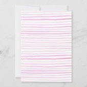 Schattigee Zomer Bloemen Waterverf Kunst Kaart (Achterkant)